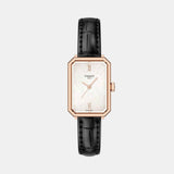 SRV Women Quartz Mother Of Pearl Dial Analog Leather Watch T1601103611300