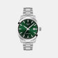 Gentleman 38mm Men Automatic Green Dial Analog Stainless Steel Watch T1658071109100