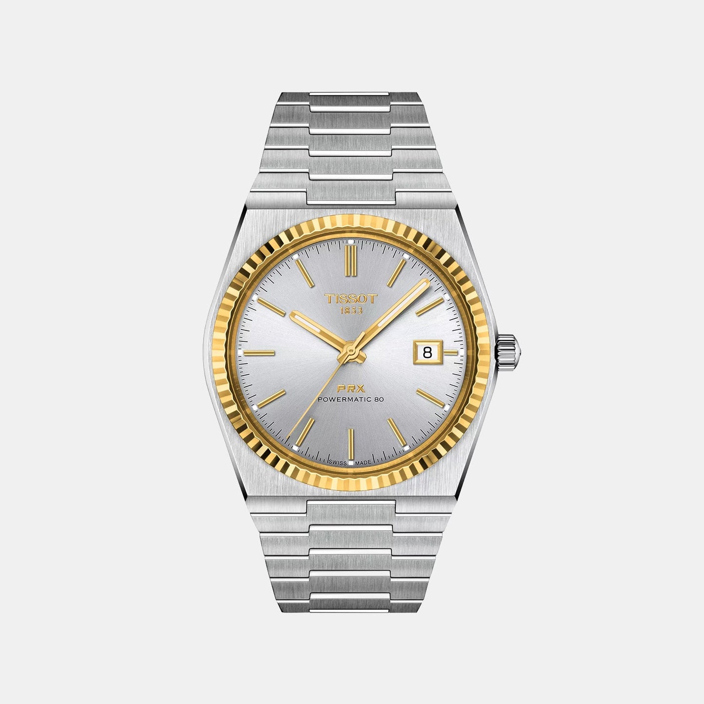 PRX Men Automatic Silver Dial Analog Stainless Steel Watch T9314074103101