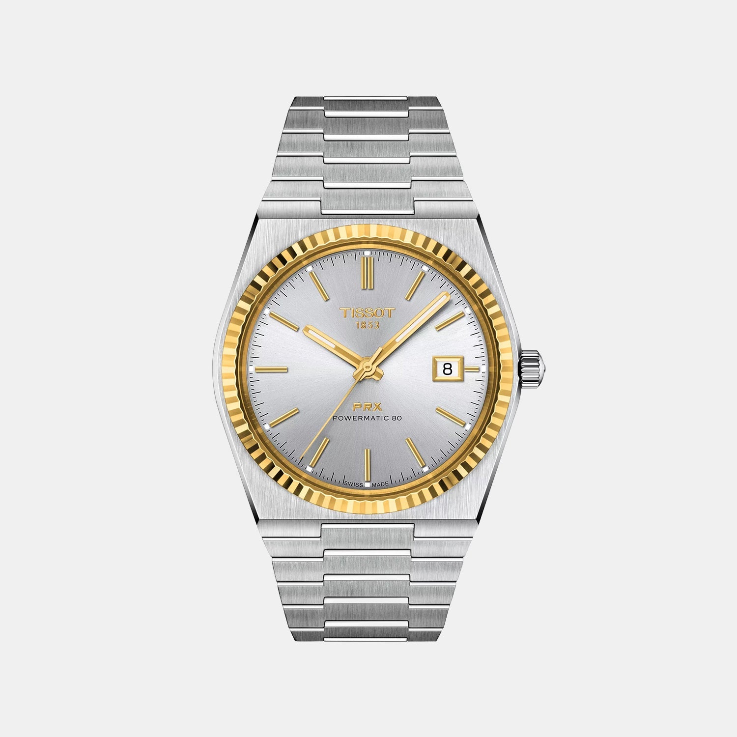 PRX Men Automatic Silver Dial Analog Stainless Steel Watch T9314074103101