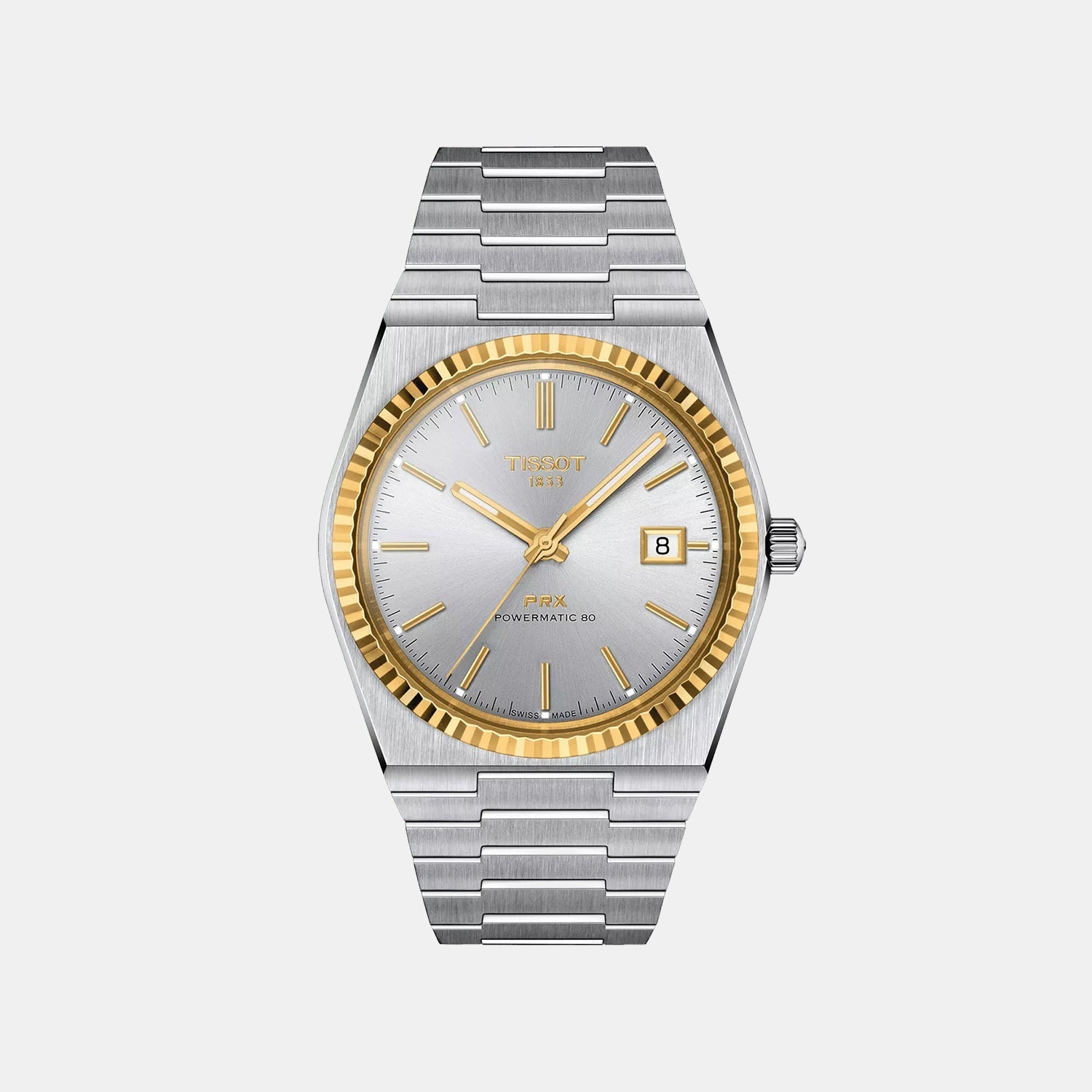 PRX Men Automatic Silver Dial Analog Stainless Steel Watch T9314074103101