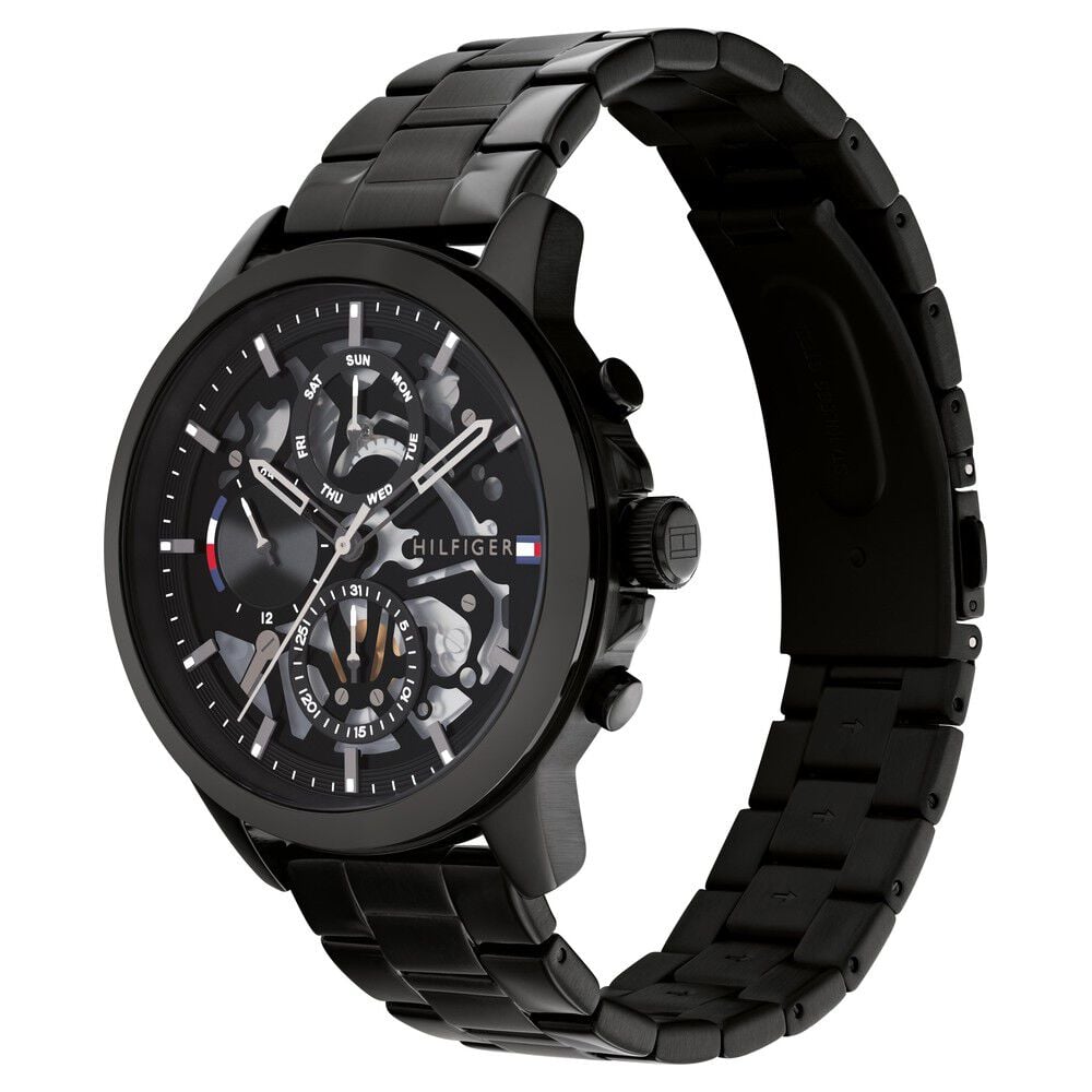Tommy Hilfiger Men Black Dial Analog Watch