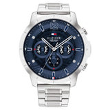 Tommy Hilfiger Quartz Multifunction Blue Dial Stainless Steel Strap Watch For Men