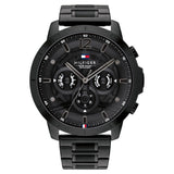 Tommy Hilfiger Quartz Multifunction Black Dial Stainless Steel Strap Watch for Men NETH1710494