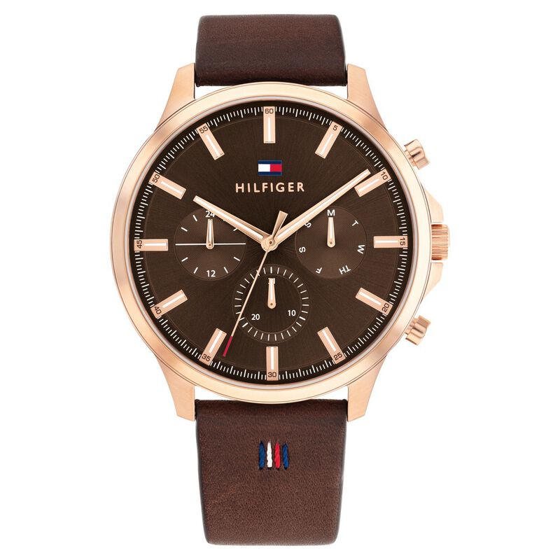 Tommy Hilfiger Brown Dial Quartz Analog Watch For Men