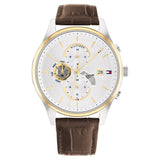 Tommy Hilfiger Silver Dial Quartz Analog Watch for Men NETH1710501