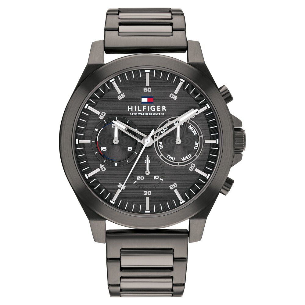 Tommy Hilfiger Grey Dial Stainless Steel Strap Watch for Men TH1710519
