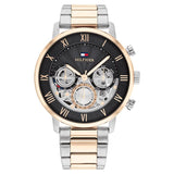 Tommy Hilfiger Quartz Multifunction Grey Dial Stainless Steel Strap Watch For Men