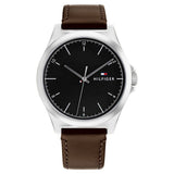 Tommy Hilfiger Quartz Analog Black Leather Strap for Men TH1710601