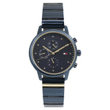 Tommy Hilfiger Quartz Multifunction Blue Dial Metal Strap Watch For Women