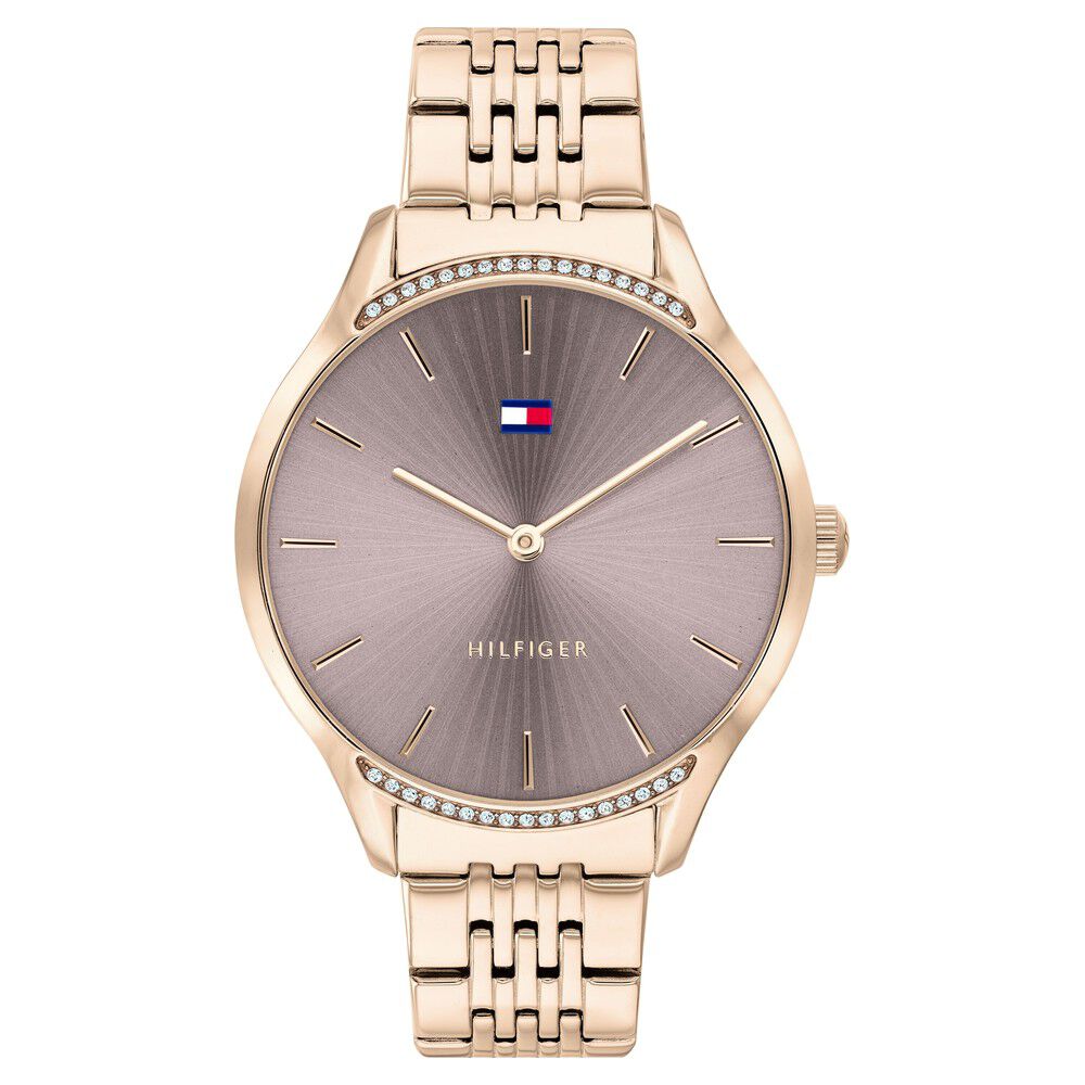 Tommy Hilfiger Quartz Analog Grey Dial Stainless Steel Strap Watch for Women NSTH1782212
