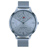 Tommy Hilfiger Quartz Analog Blue Dial Stainless Steel Strap Watch For Women