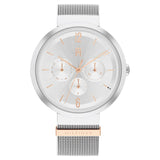 Tommy Hilfiger Quartz Analog Silver Dial Stainless Steel Strap Watch For Women