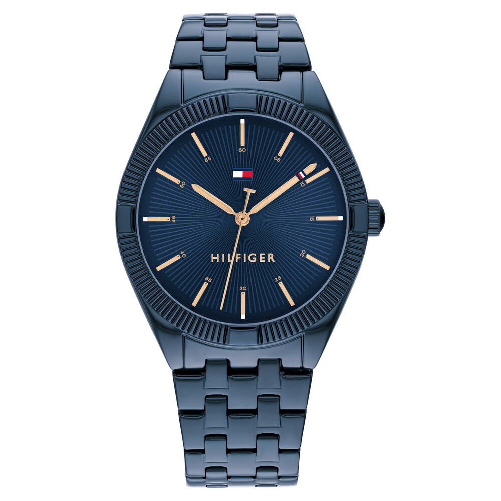 Tommy Hilfiger Quartz Analog Blue Dial Stainless Steel Strap Watch for Women TH1782552