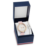 Tommy Hilfiger Quartz Analog White Dial Silicone Strap Watch For Women