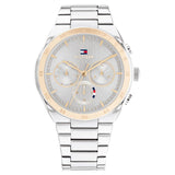 Tommy Hilfiger Quartz Multifunction Silver Dial Stainless Steel Strap Watch For Women