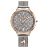 Tommy Hilfiger Grey Dial Grey Stainless Steel Strap Watch for Women TH1782587