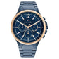 Tommy Hilfiger Blue Dial Blue Stainless Steel Strap Watch For Women