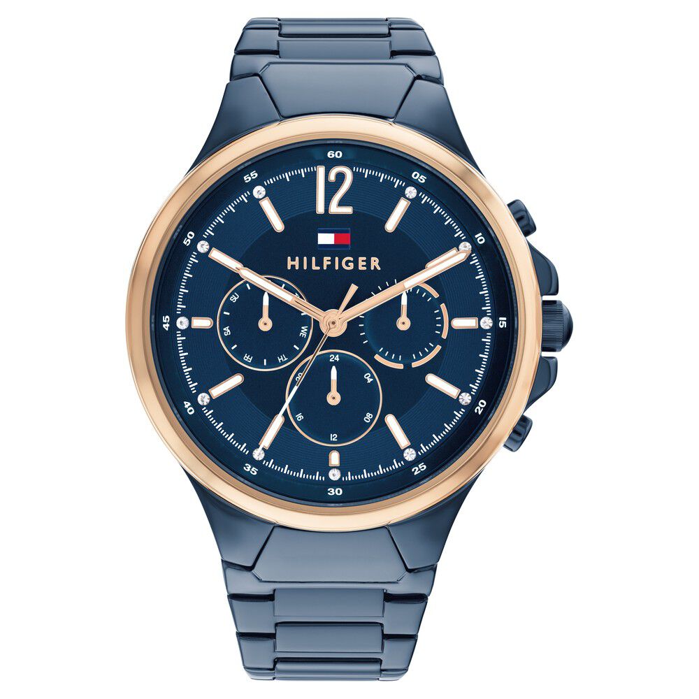 Tommy Hilfiger Blue Dial Blue Stainless Steel Strap Watch for Women TH1782601