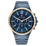 Tommy Hilfiger Blue Dial Blue Stainless Steel Strap Watch For Women
