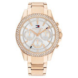 Tommy Hilfiger Quartz Multifunction Silver Dial Stainless Steel Strap Watch For Women