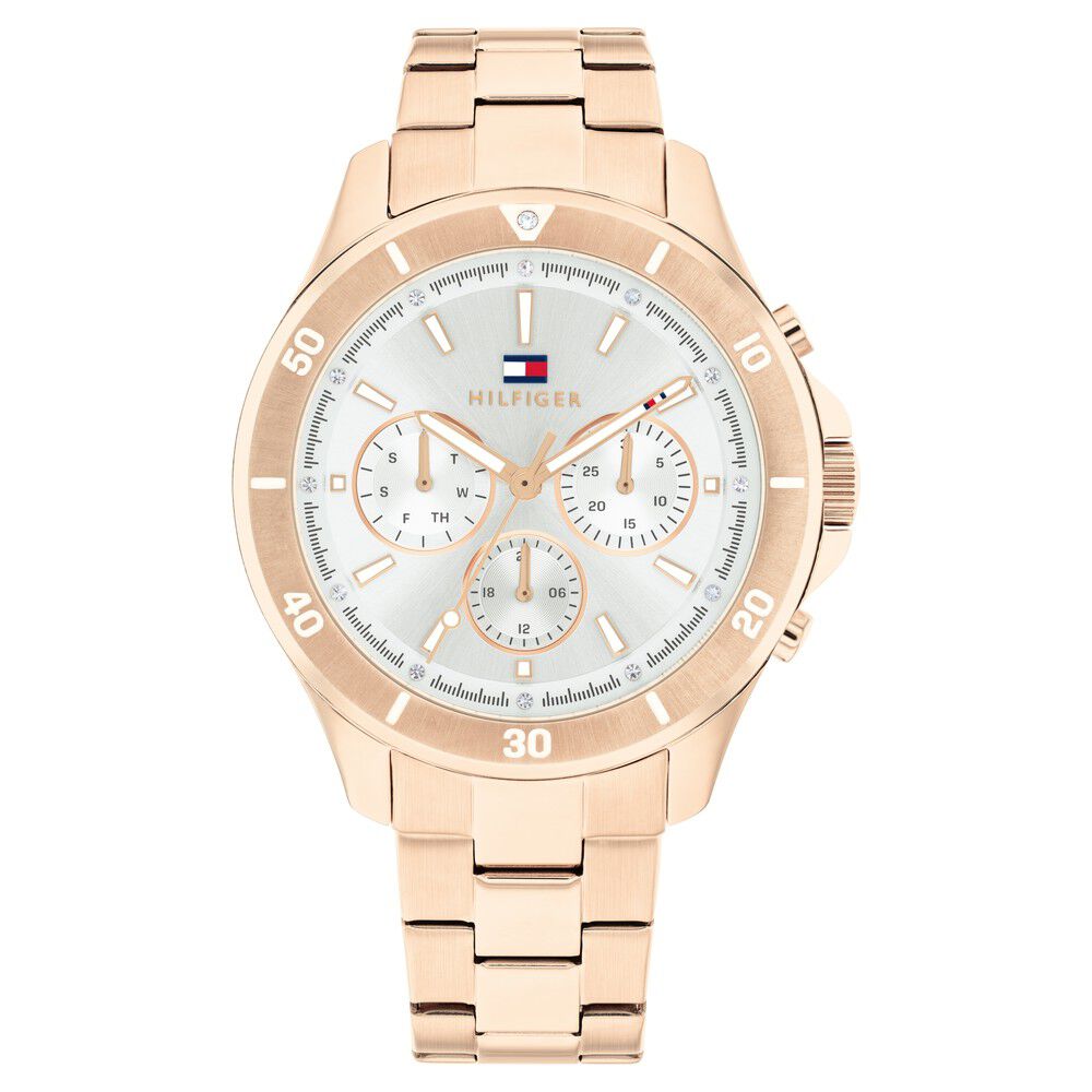 Tommy Hilfiger Quartz Multifunction Silver Stainless Steel Strap for Women TH1782639