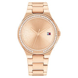 Tommy Hilfiger Quartz Analog Rose Gold Stainless Steel Strap for Women TH1782643