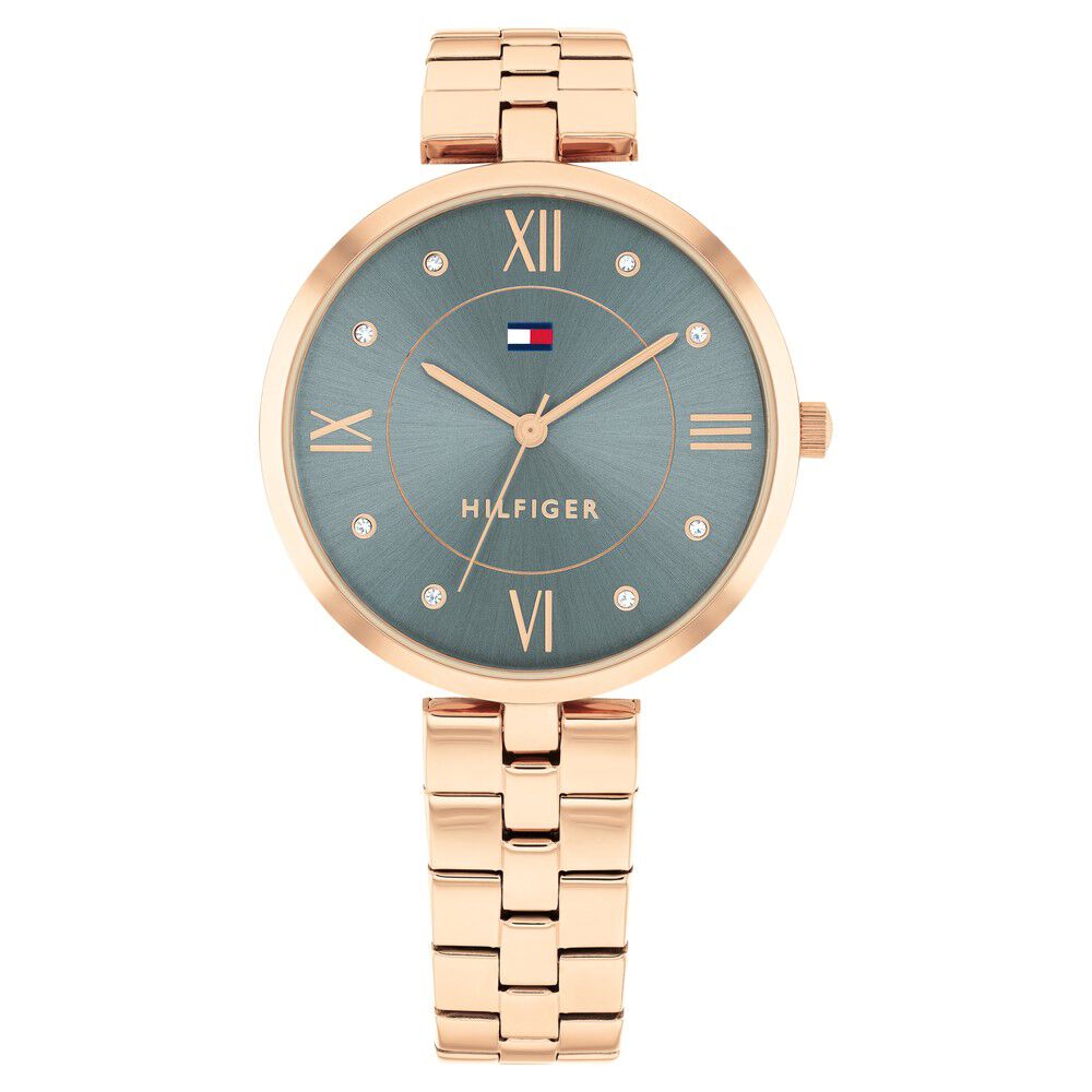 Tommy Hilfiger Quartz Analog Blue Stainless Steel Strap for Women TH1782686