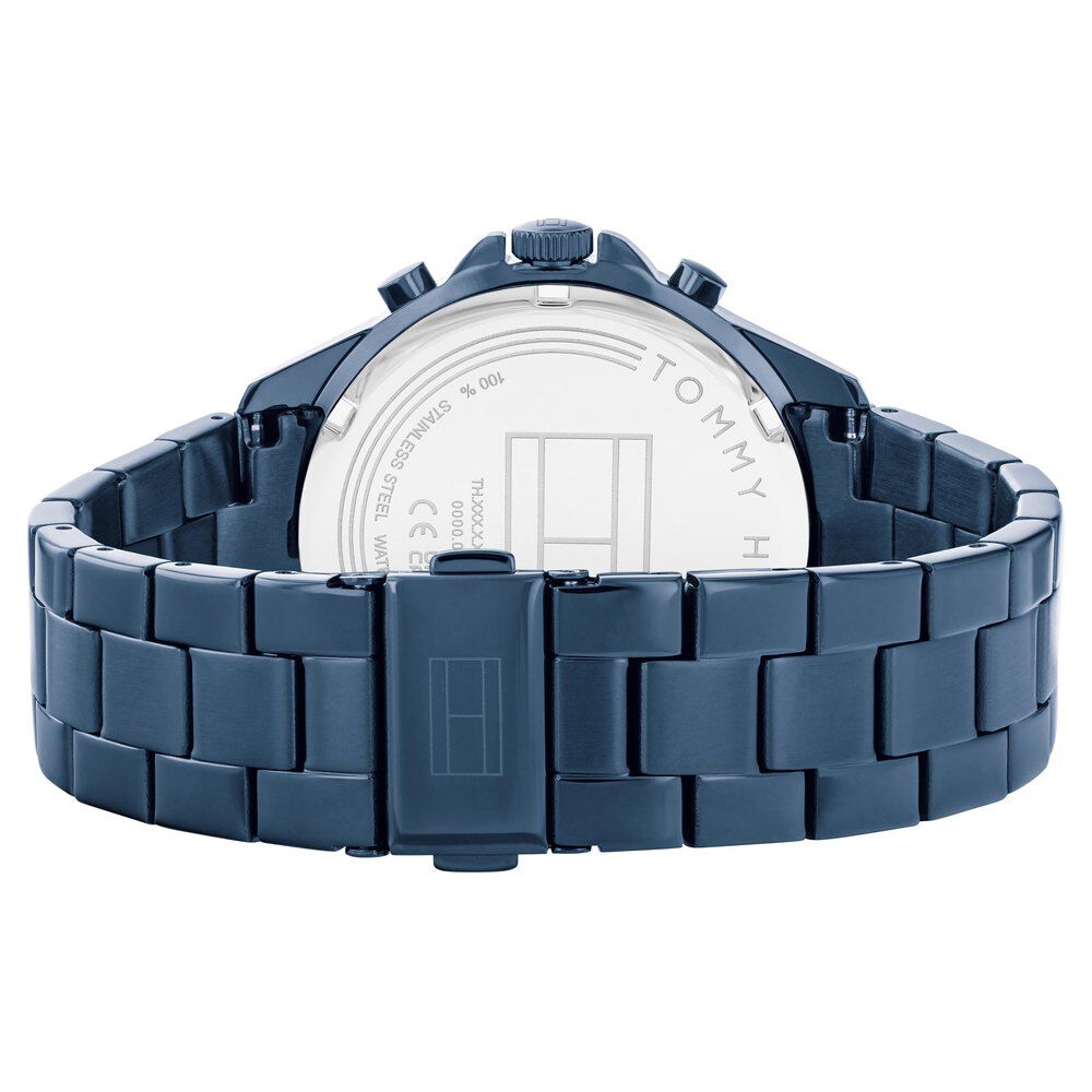 Tommy Hilfiger Multifunction Blue Dial Blue Color Stainless Steel Strap Watch For Women TH1782743