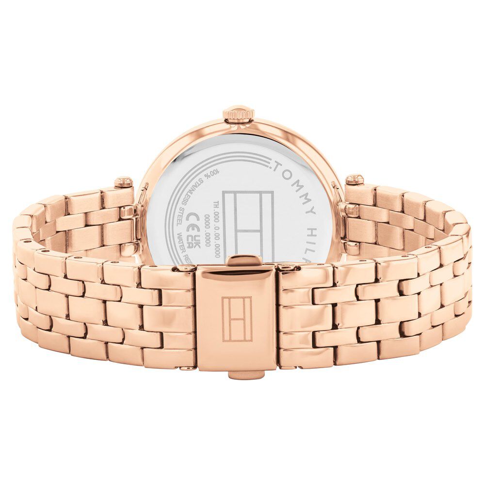 Tommy Hilfiger Analog Rose Gold Dial Rose Gold Color Stainless Steel Strap Watch For Women TH1782761