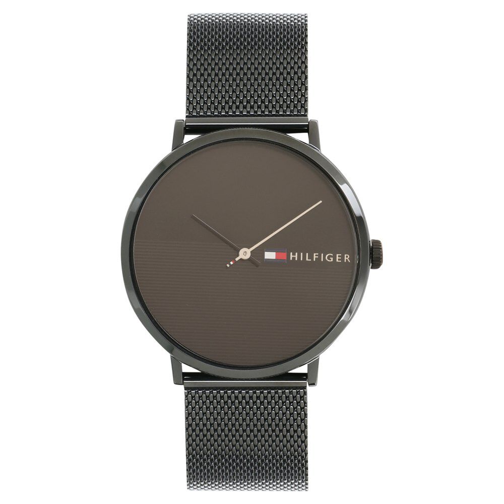 Tommy Hilfiger Quartz Analog Black Dial Metal Strap Watch for Men-NTTH1791464