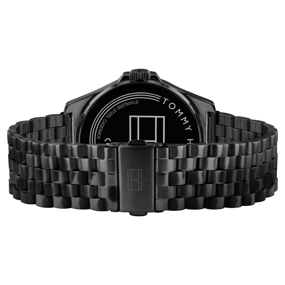 Tommy Hilfiger Quartz Analog Black Dial Stainless Steel Strap Watch for Men-NCTH1791714