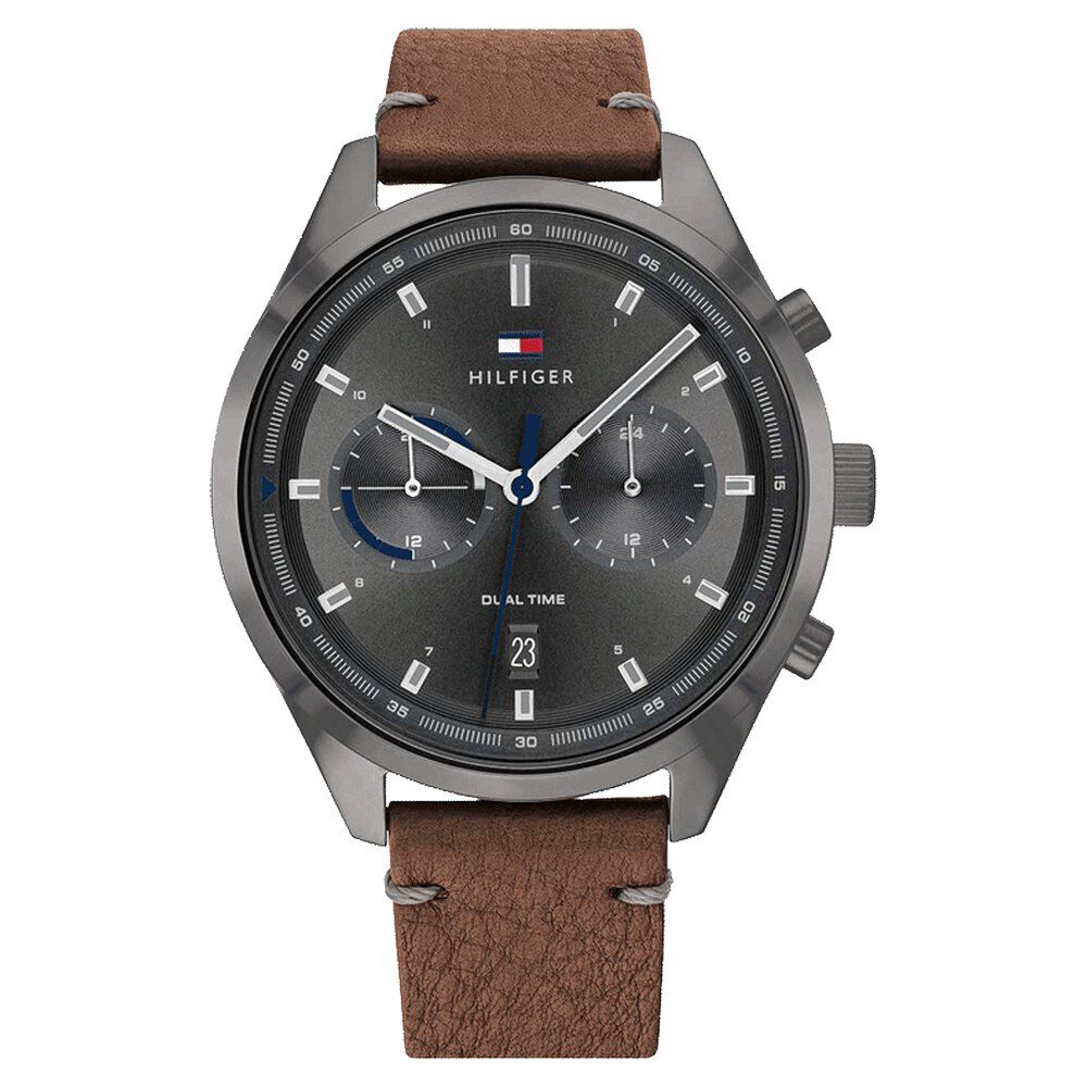 Tommy Hilfiger Grey Dial Quartz Multifunction Watch for Men-NCTH1791730W
