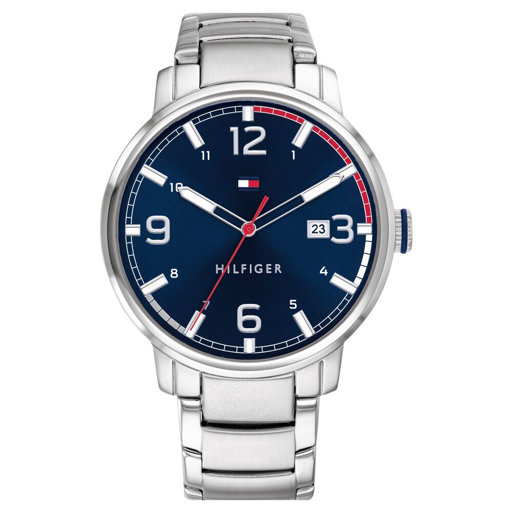 Tommy Hilfiger Analog Blue Dial Watch for Men-NDTH1791754W