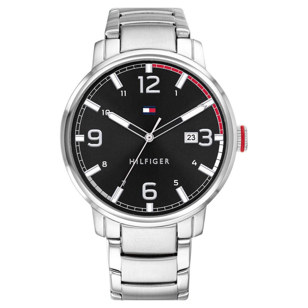 Tommy Hilfiger Analog Black Dial Watch for Men-NDTH1791755W
