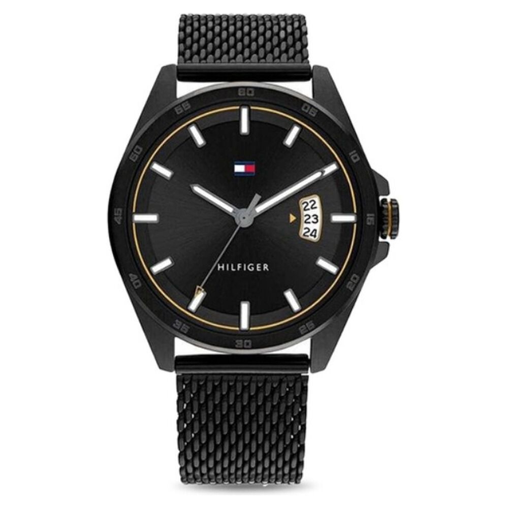 Tommy Hilfiger Quartz Analog Black Dial Stainless Steel Strap Watch for Men TH1791913W