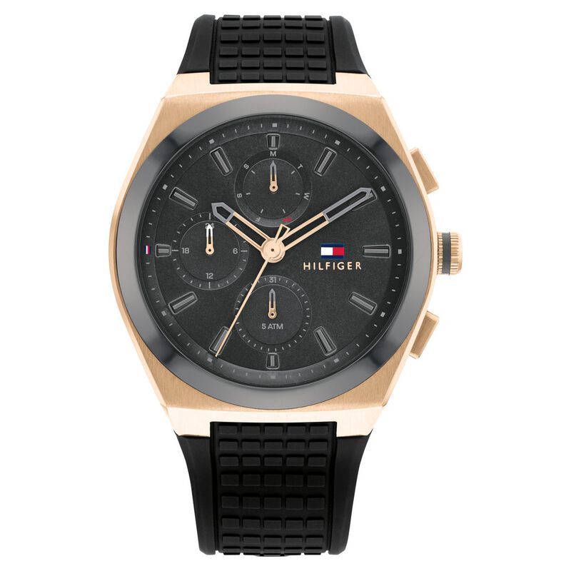 Tommy Hilfiger Grey Dial Quartz Multifunction Watch For Men