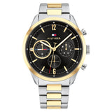 Tommy Hilfiger Black Dial Stainless Steel Strap Watch For Men