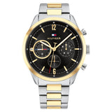 Tommy Hilfiger Black Dial Stainless Steel Strap Watch for Men NETH1791944