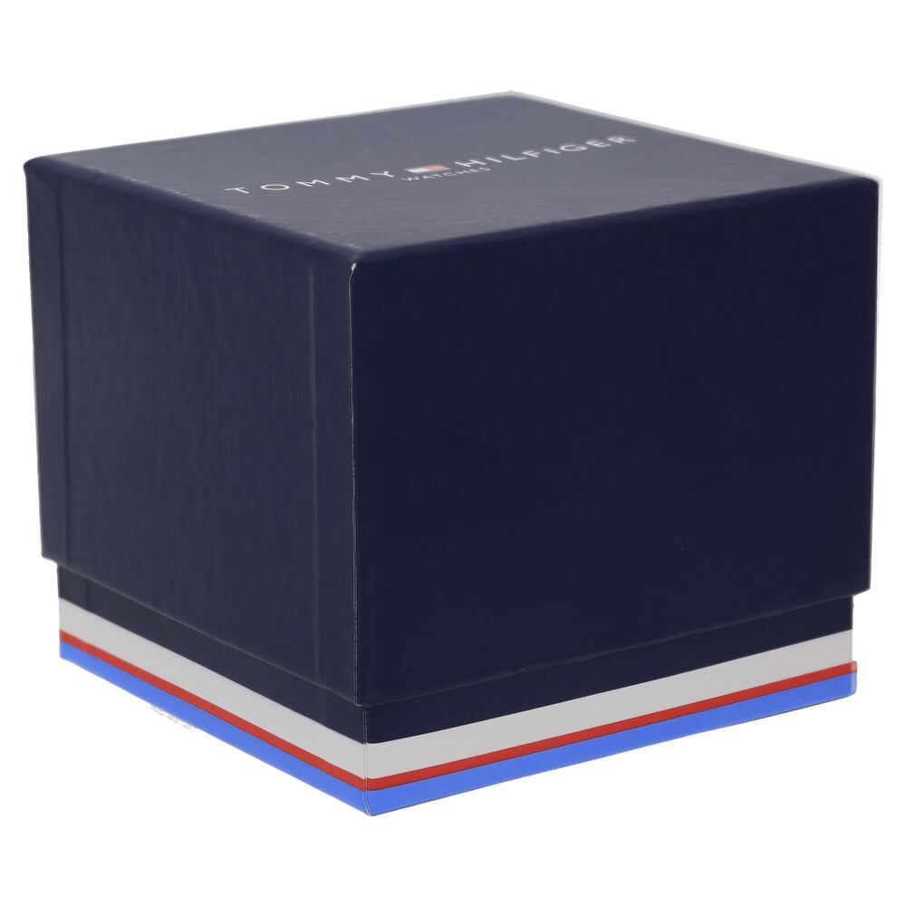 Tommy Hilfiger Black Dial Stainless Steel Strap Watch For Men