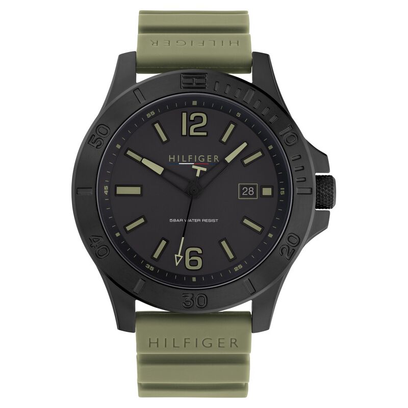 Tommy Hilfiger Analog Black Dial Watch For Men