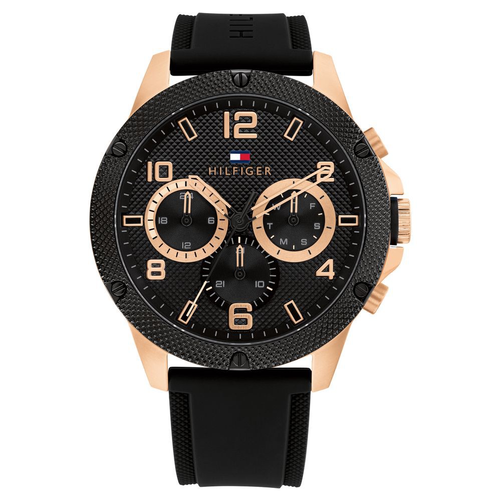 Tommy Hilfiger Black Dial Quartz Analog Watch for Men NETH1792028