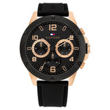Tommy Hilfiger Black Dial Quartz Analog Watch for Men NETH1792028