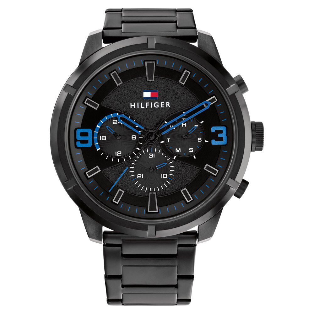Tommy Hilfiger Black Dial Quartz Analog with Date Watch for Men TH1792070
