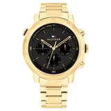 Tommy Hilfiger Quartz Multifunction Black Stainless Steel Strap for Men TH1792109