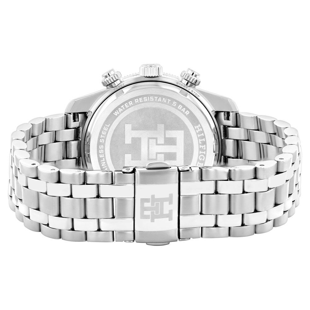Tommy Hilfiger Chronograph White Dial Stainless Steel Strap Watch For Men TH1792157W