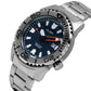 Alba AG8M07X1 Blue Dial Watch With 2 Way Rotating Bezel