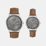 Trendline Couple Quartz Dial Analog Leather Watch TW00PR300