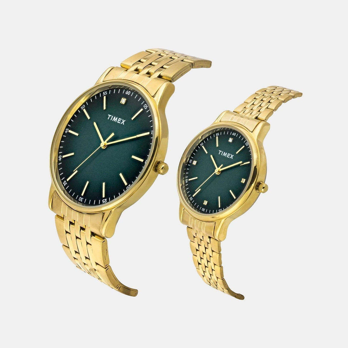 Trendline Couple Quartz Dial Analog Stainless Steel Watch TW00PR327