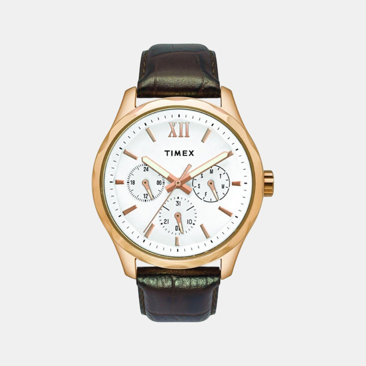 Signio Men Quartz Dial Chronograph Leather Watch TW0TG7600